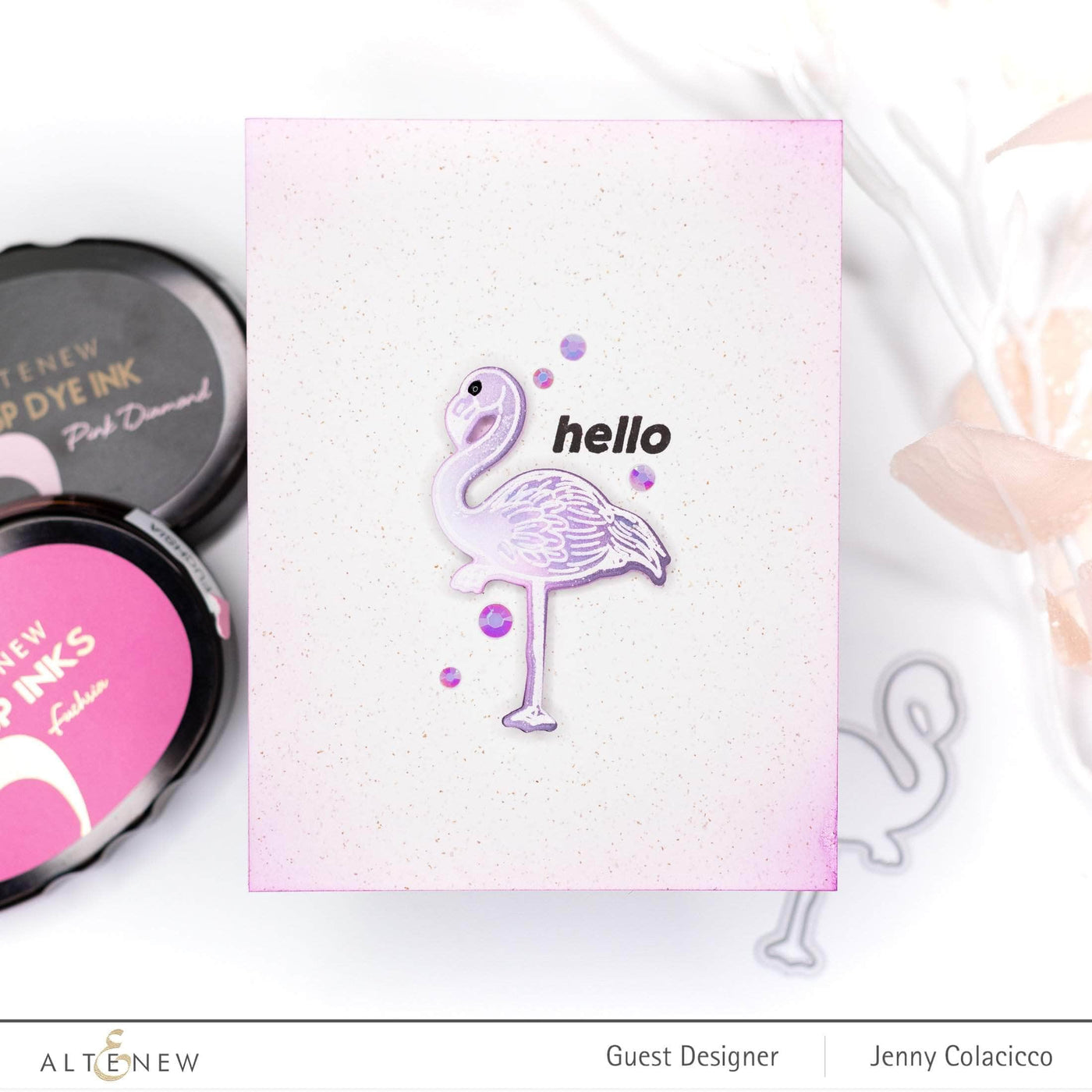 Part A-Glitz Art Craft Co.,LTD Dies Poised Flamingo Die