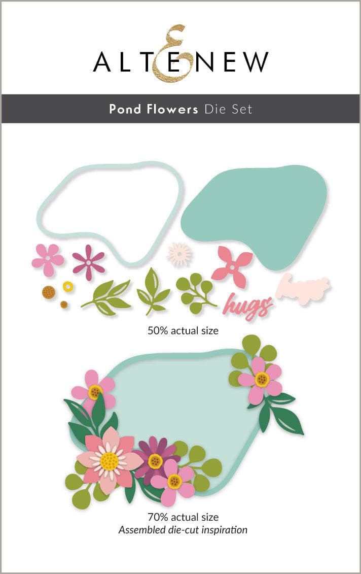 Part A-Glitz Art Craft Co.,LTD Dies Pond Flowers Die Set