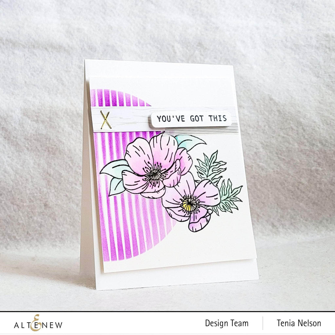 Part A-Glitz Art Craft Co.,LTD Dies Poppy Arrangement Die Set