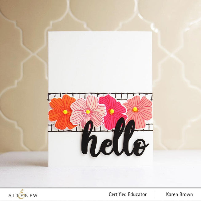 Altenew Precious Doodles die set featuring intricate metal dies for paper crafting and scrapbooking projects.