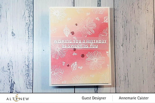Altenew Precious Doodles Die Set with intricate metal dies for crafting and card making projects.