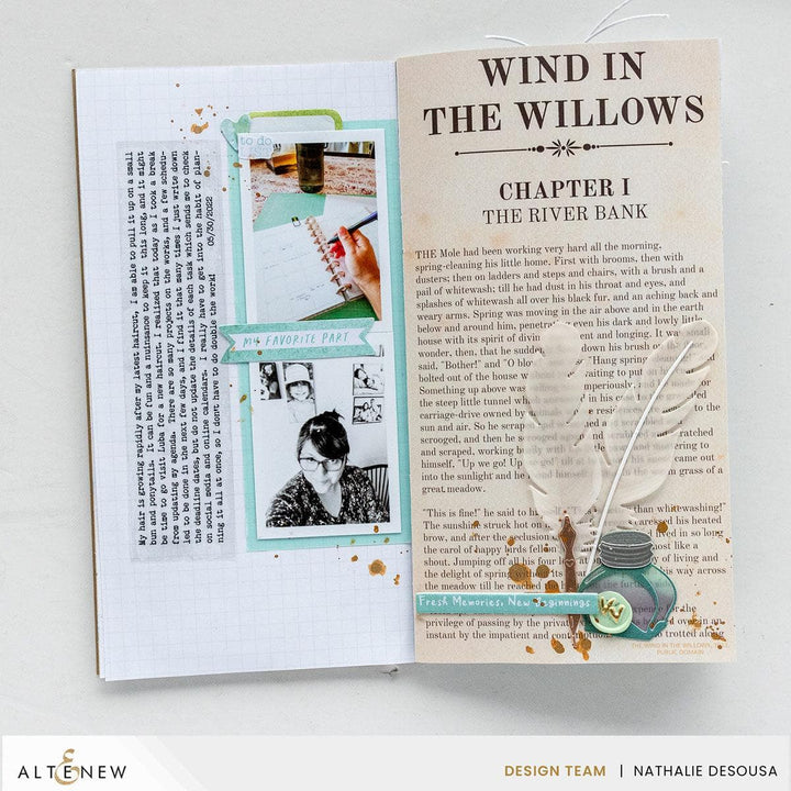 Quill & Inkwell Layering Die Set