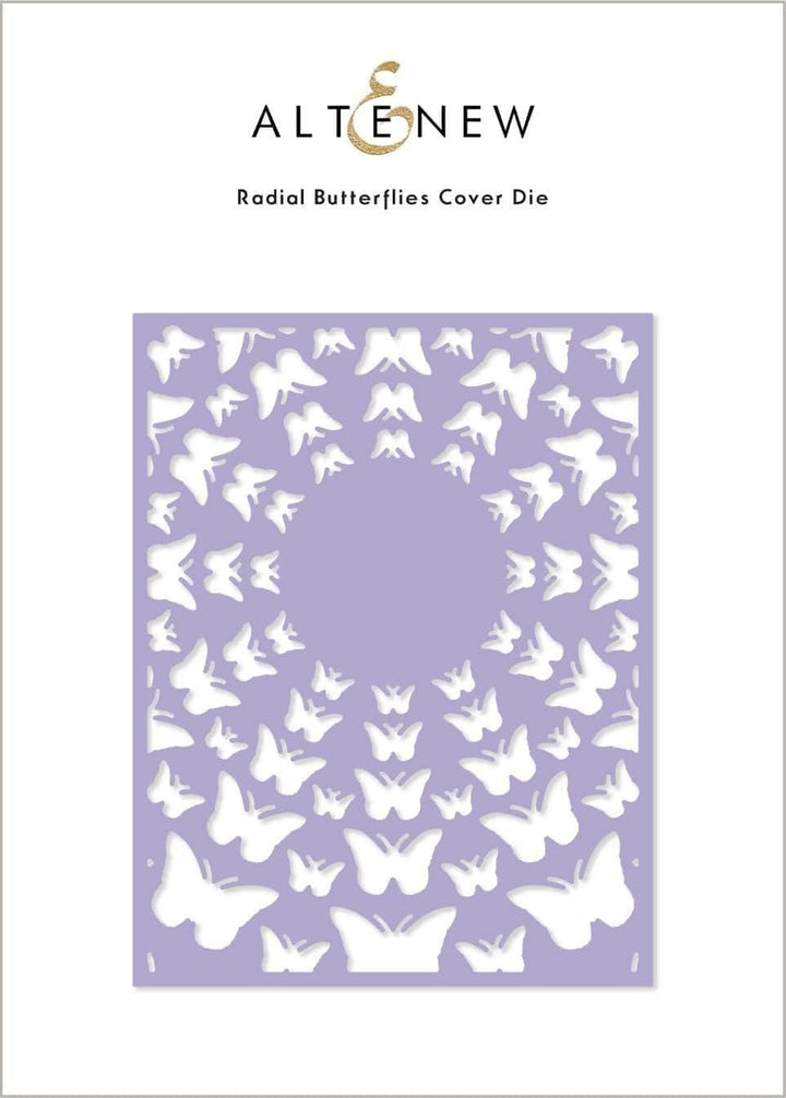 Part A-Glitz Art Craft Co.,LTD Dies Radial Butterflies Cover Die
