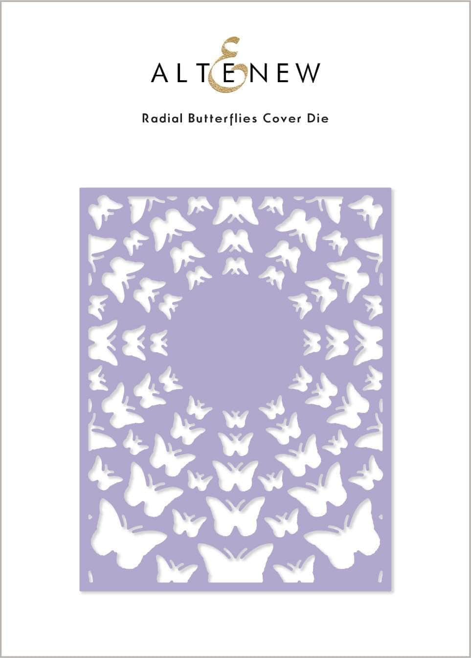 Part A-Glitz Art Craft Co.,LTD Dies Radial Butterflies Cover Die