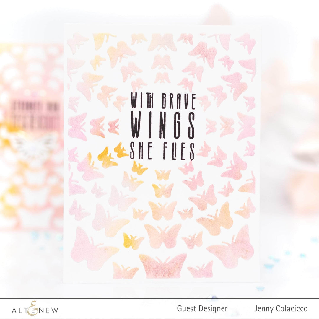 Part A-Glitz Art Craft Co.,LTD Dies Radial Butterflies Cover Die