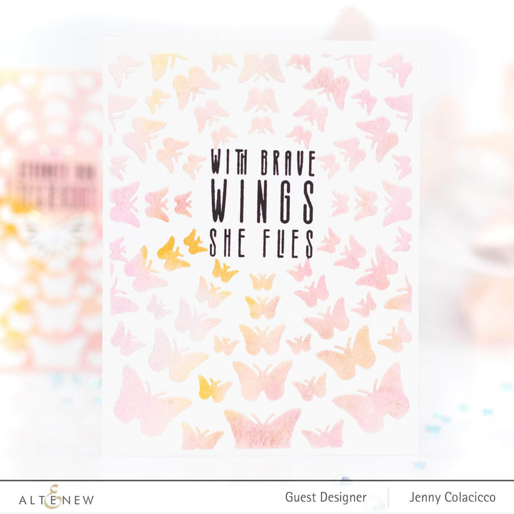 Part A-Glitz Art Craft Co.,LTD Dies Radial Butterflies Cover Die