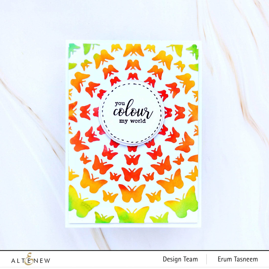 Part A-Glitz Art Craft Co.,LTD Dies Radial Butterflies Cover Die