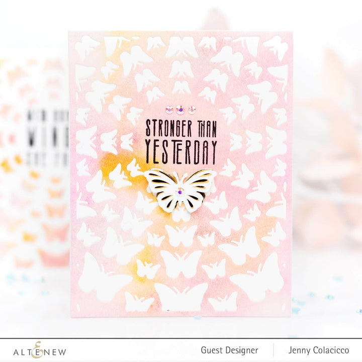 Part A-Glitz Art Craft Co.,LTD Dies Radial Butterflies Cover Die