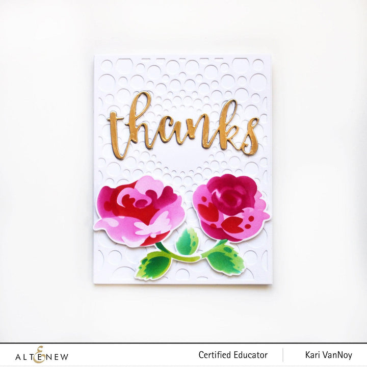 Part A-Glitz Art Craft Co.,LTD Dies Radial Circles Cover Die