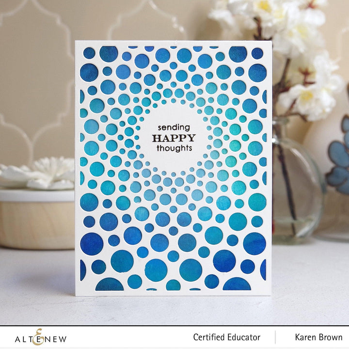 Part A-Glitz Art Craft Co.,LTD Dies Radial Circles Cover Die