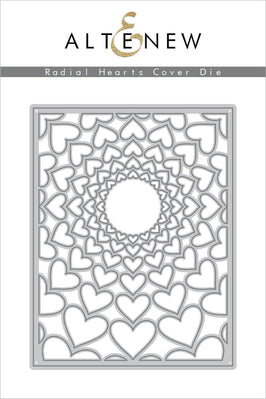 Part A-Glitz Art Craft Co.,LTD Dies Radial Hearts Cover Die