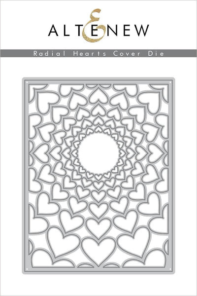 Part A-Glitz Art Craft Co.,LTD Dies Radial Hearts Cover Die