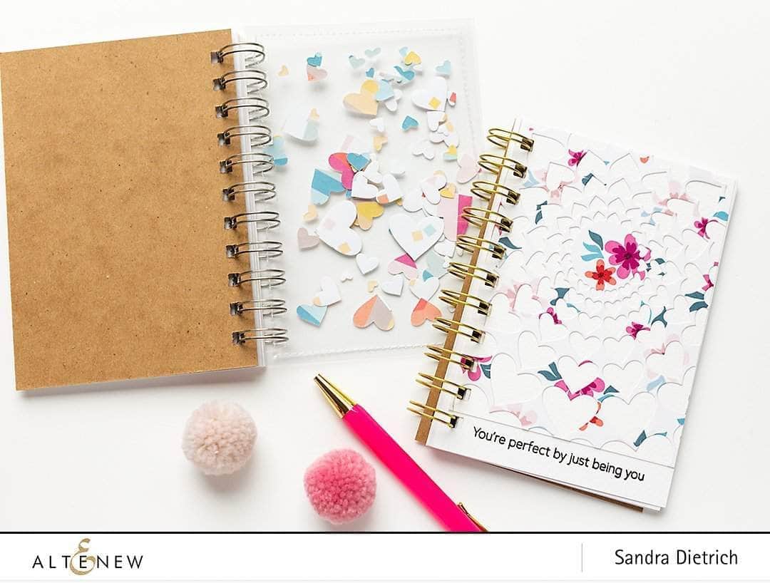 Part A-Glitz Art Craft Co.,LTD Dies Radial Hearts Cover Die