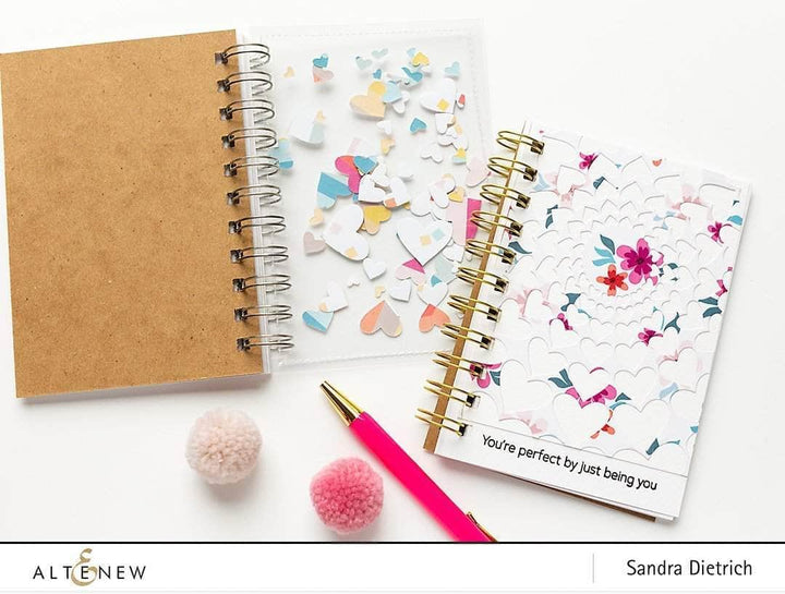 Part A-Glitz Art Craft Co.,LTD Dies Radial Hearts Cover Die