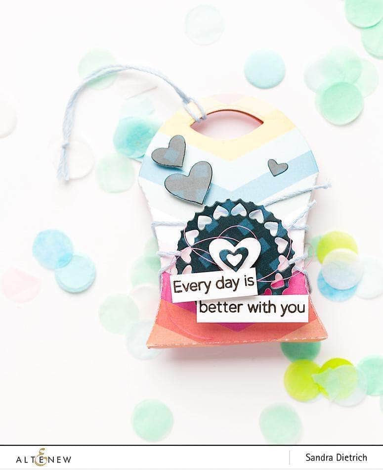 Part A-Glitz Art Craft Co.,LTD Dies Radial Hearts Cover Die