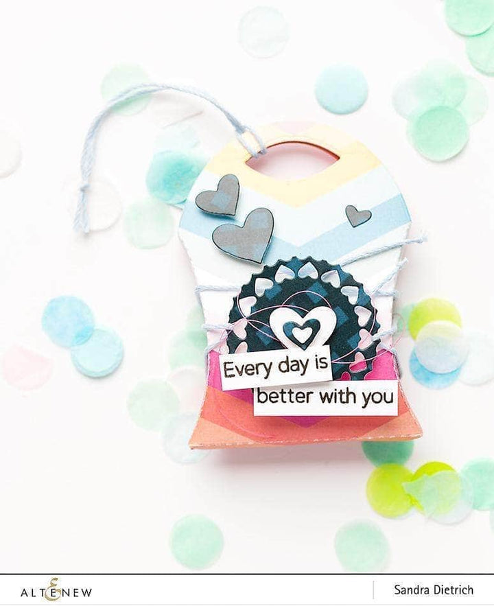 Part A-Glitz Art Craft Co.,LTD Dies Radial Hearts Cover Die