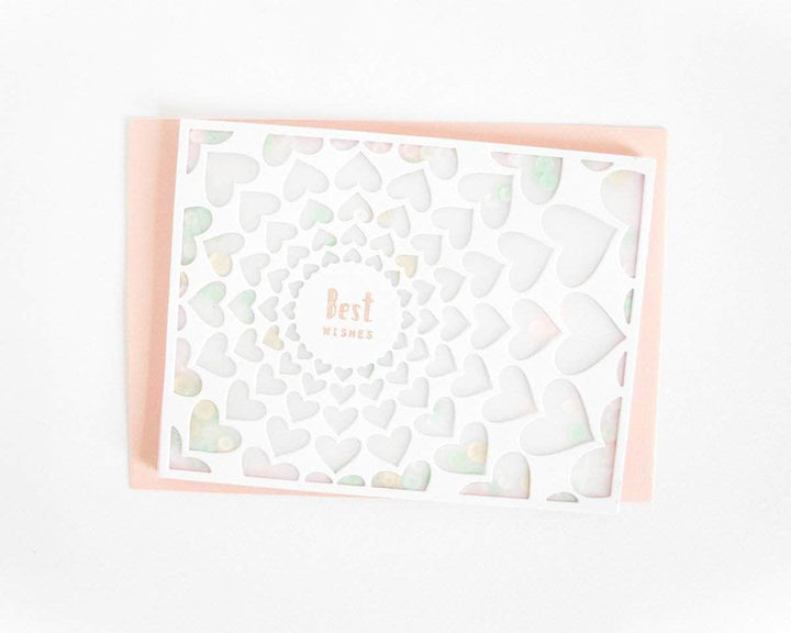 Part A-Glitz Art Craft Co.,LTD Dies Radial Hearts Cover Die