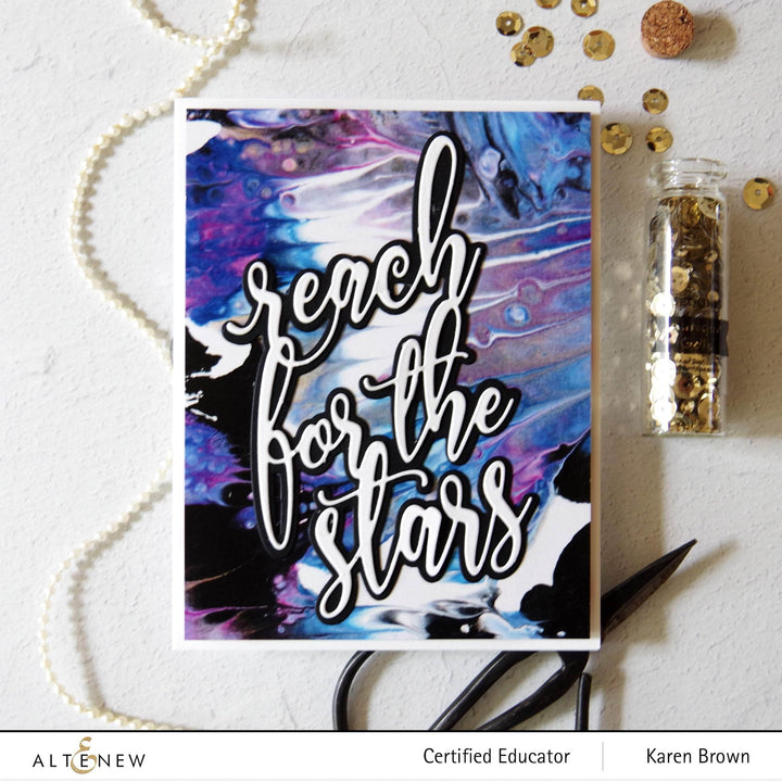 Part A-Glitz Art Craft Co.,LTD Dies Reach for the Stars Die Set
