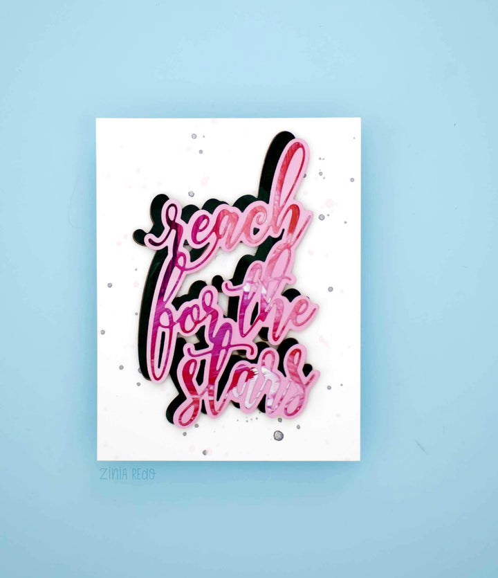 Part A-Glitz Art Craft Co.,LTD Dies Reach for the Stars Die Set