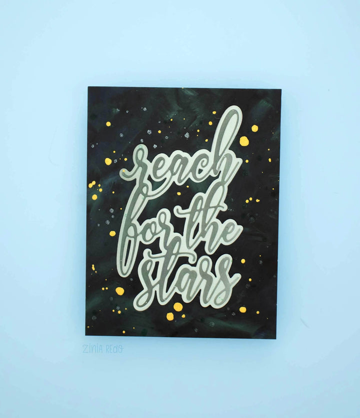 Part A-Glitz Art Craft Co.,LTD Dies Reach for the Stars Die Set