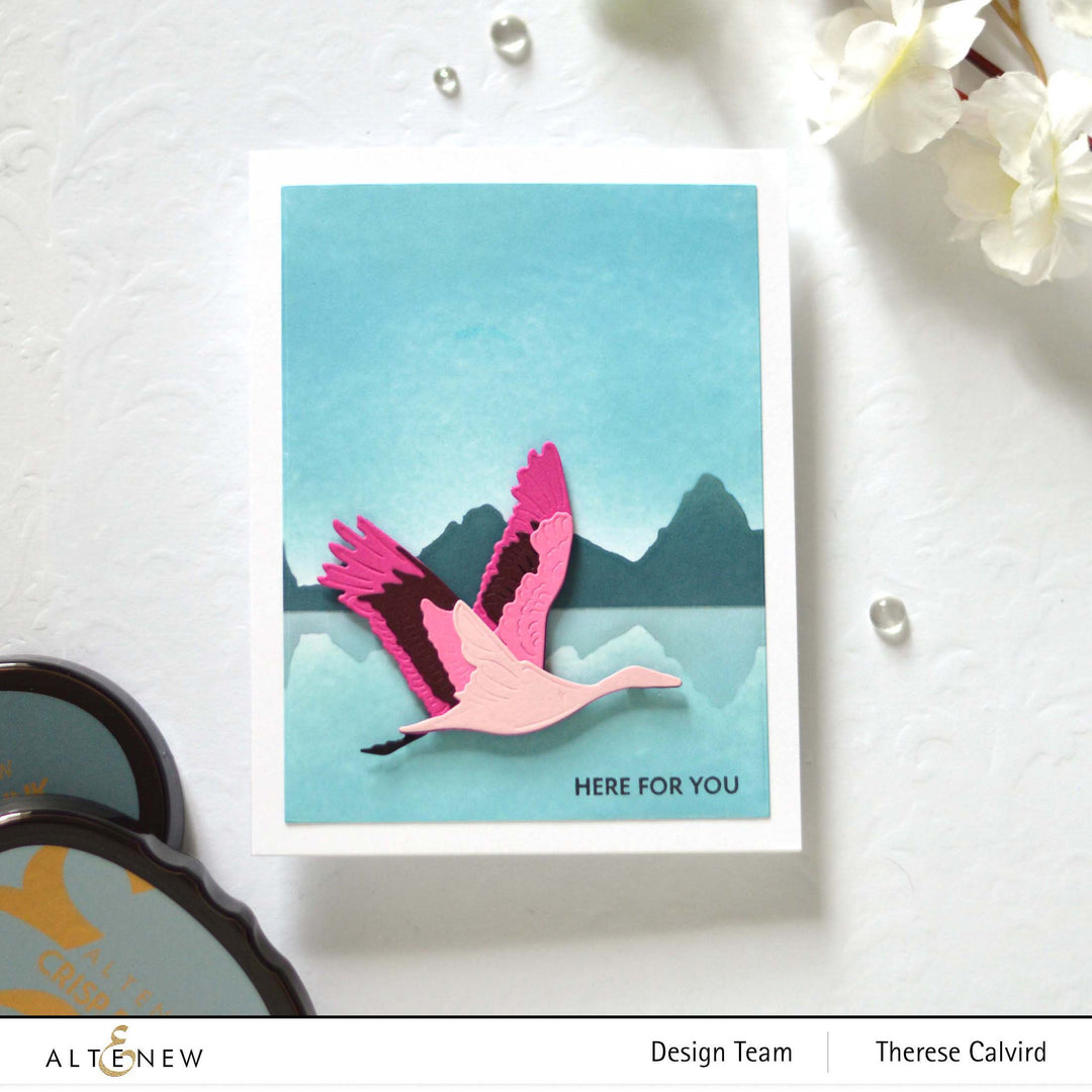 Part A-Glitz Art Craft Co.,LTD Dies Red-Crowned Cranes Layering Die Set