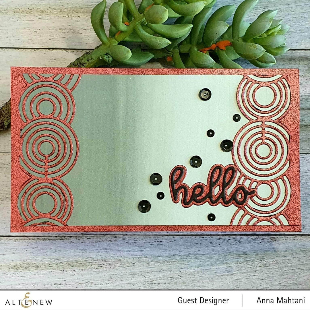 Part A-Glitz Art Craft Co.,LTD Dies Rippling Rings Border Die