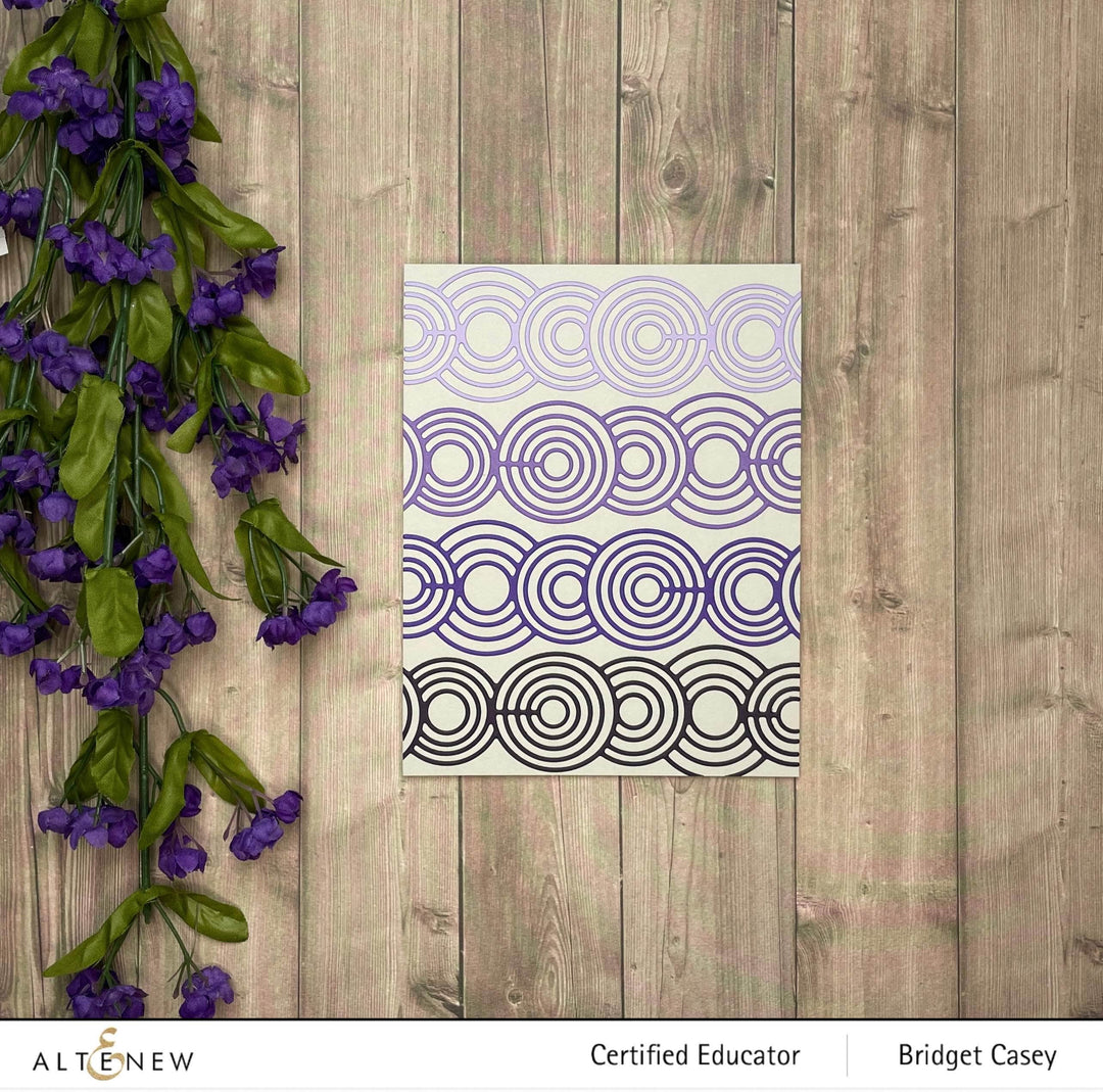 Part A-Glitz Art Craft Co.,LTD Dies Rippling Rings Border Die