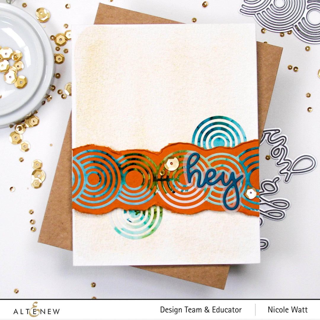 Part A-Glitz Art Craft Co.,LTD Dies Rippling Rings Border Die