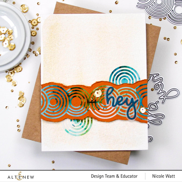 Part A-Glitz Art Craft Co.,LTD Dies Rippling Rings Border Die
