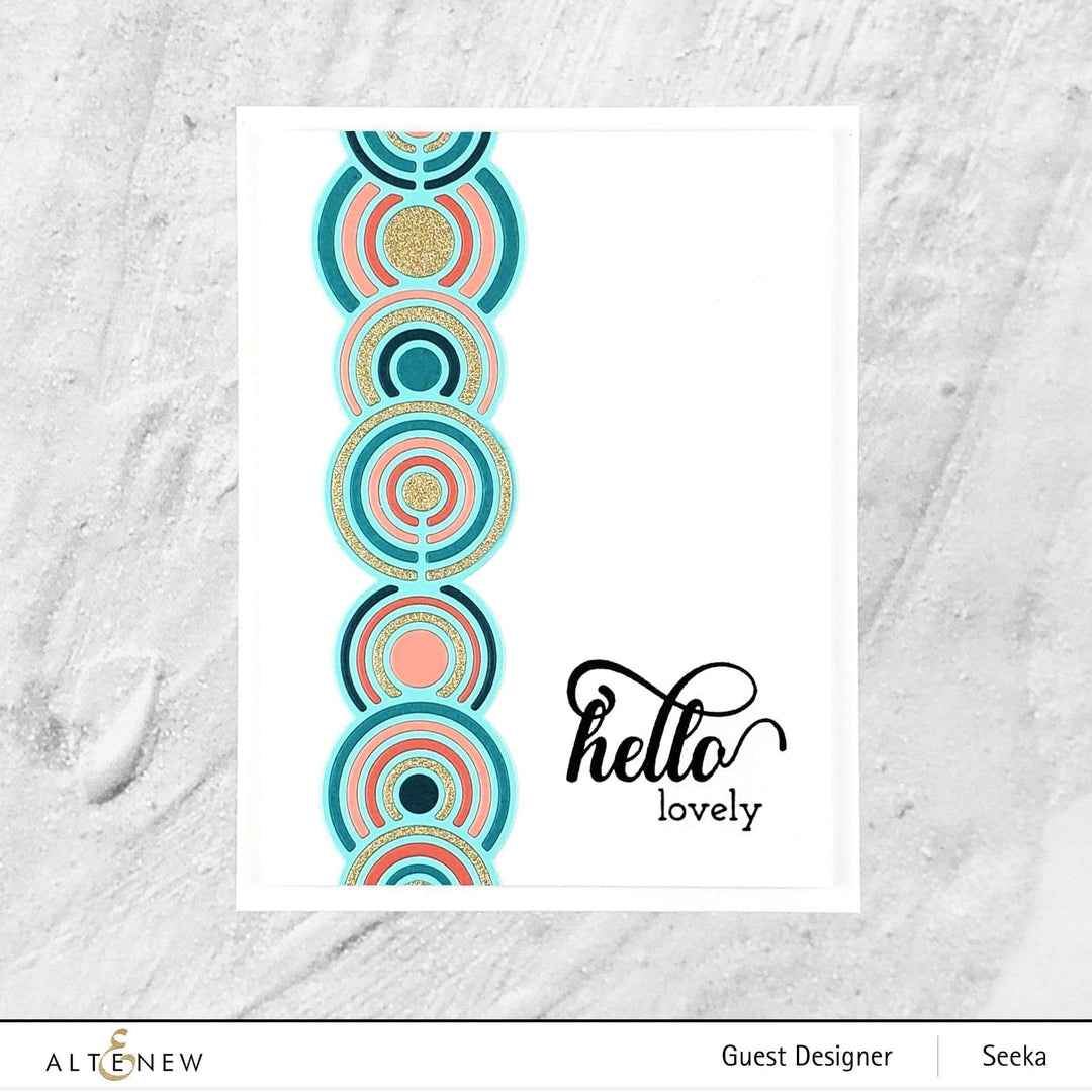 Part A-Glitz Art Craft Co.,LTD Dies Rippling Rings Border Die