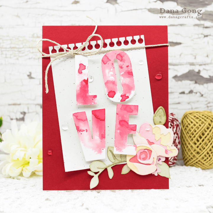 Part A-Glitz Art Craft Co.,LTD Dies Rose Flurries 3D Die Set