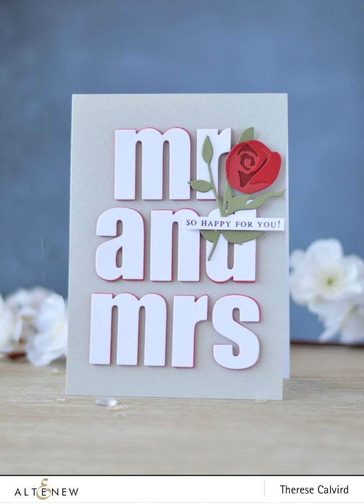 Part A-Glitz Art Craft Co.,LTD Dies Rose Flurries 3D Die Set