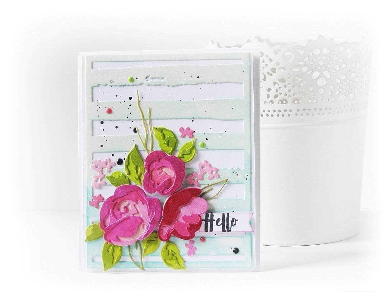 Rose Flurries 3D Die Set — Beautiful Layered Rose Dies | Altenew