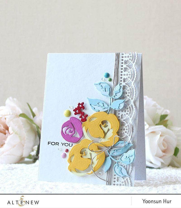 Part A-Glitz Art Craft Co.,LTD Dies Rose Flurries 3D Die Set