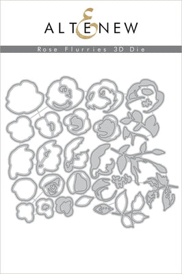 Part A-Glitz Art Craft Co.,LTD Dies Rose Flurries 3D Die Set