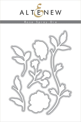 Part A-Glitz Art Craft Co.,LTD Dies Rose Spray Die Set
