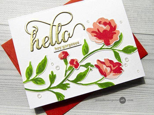 Part A-Glitz Art Craft Co.,LTD Dies Rose Spray Die Set