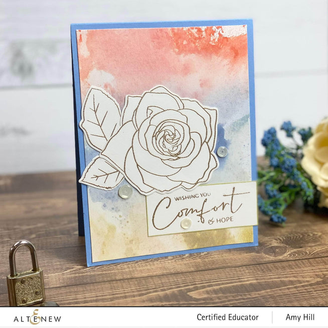 Part A-Glitz Art Craft Co.,LTD Dies Rose Tea Die Set