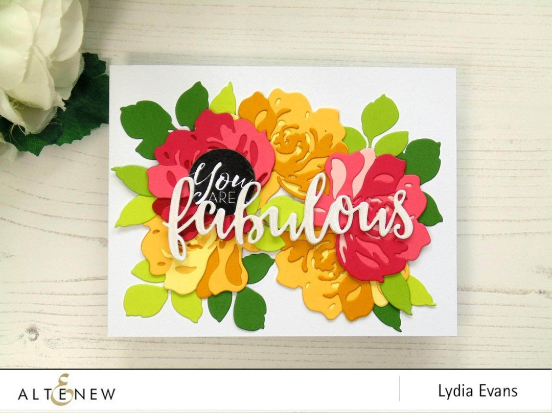 Part A-Glitz Art Craft Co.,LTD Dies Script Words 2 Die Set