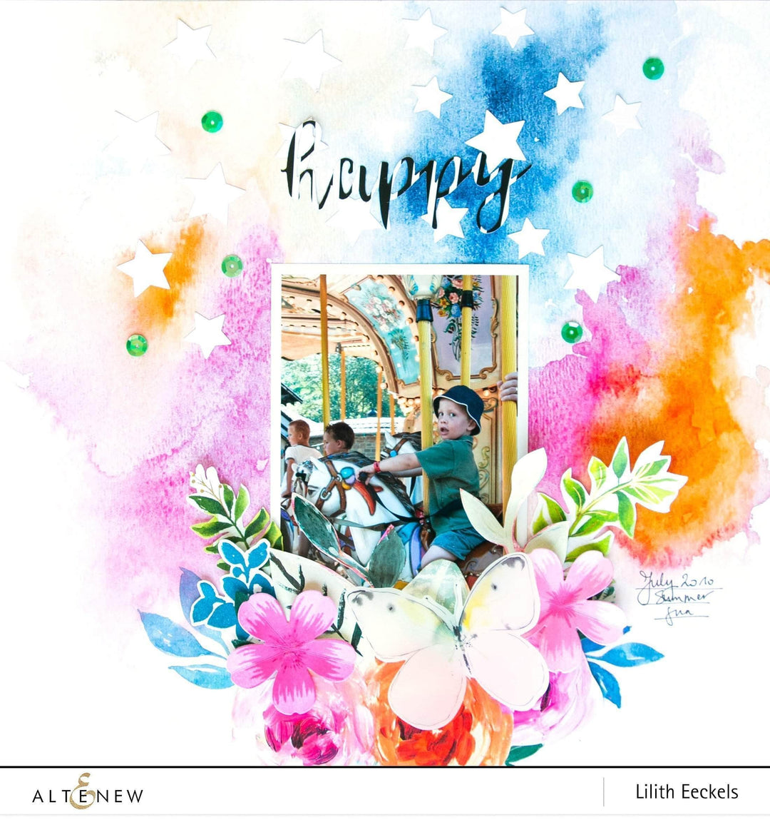 Part A-Glitz Art Craft Co.,LTD Dies Script Words 2 Die Set