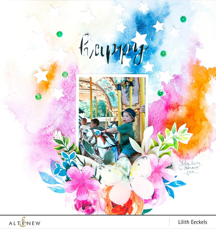 Part A-Glitz Art Craft Co.,LTD Dies Script Words 2 Die Set