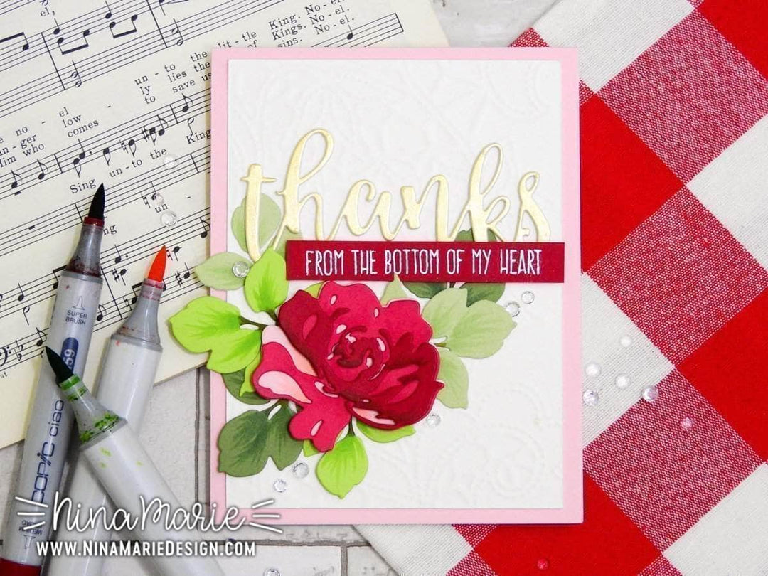 Part A-Glitz Art Craft Co.,LTD Dies Script Words 2 Die Set