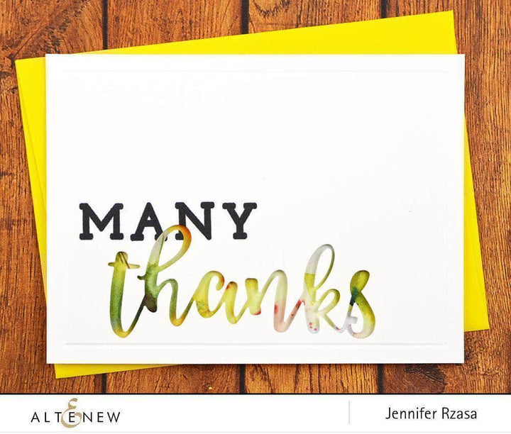 Part A-Glitz Art Craft Co.,LTD Dies Script Words 2 Die Set