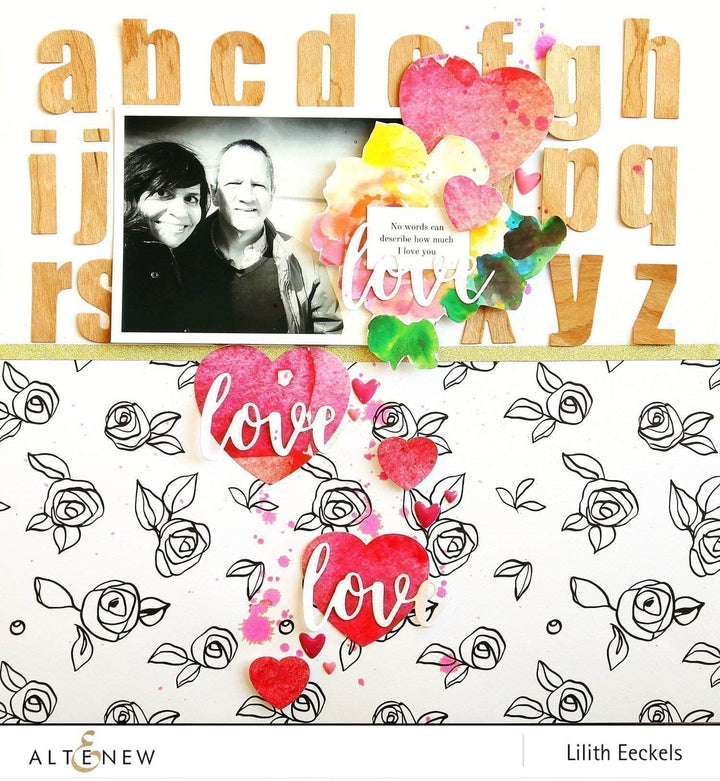 Part A-Glitz Art Craft Co.,LTD Dies Script Words Die Set