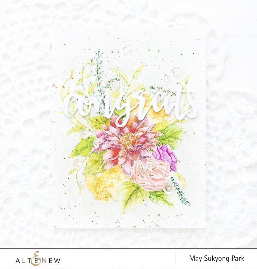 Part A-Glitz Art Craft Co.,LTD Dies Script Words Die Set