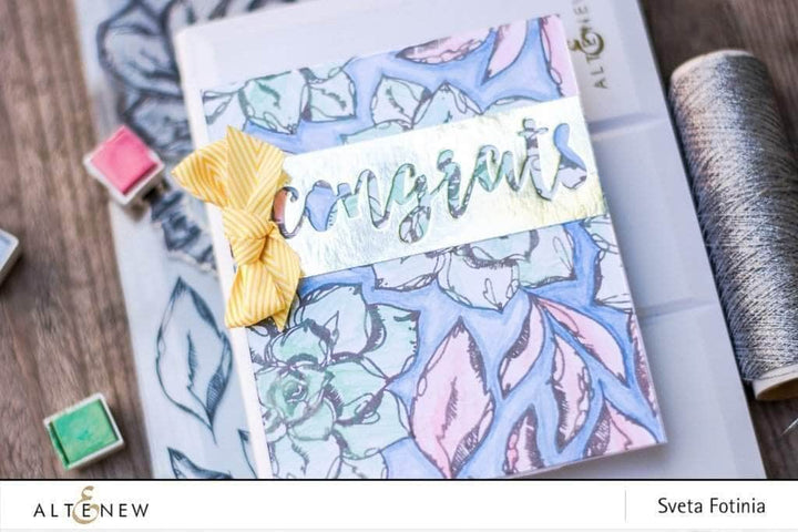 Part A-Glitz Art Craft Co.,LTD Dies Script Words Die Set