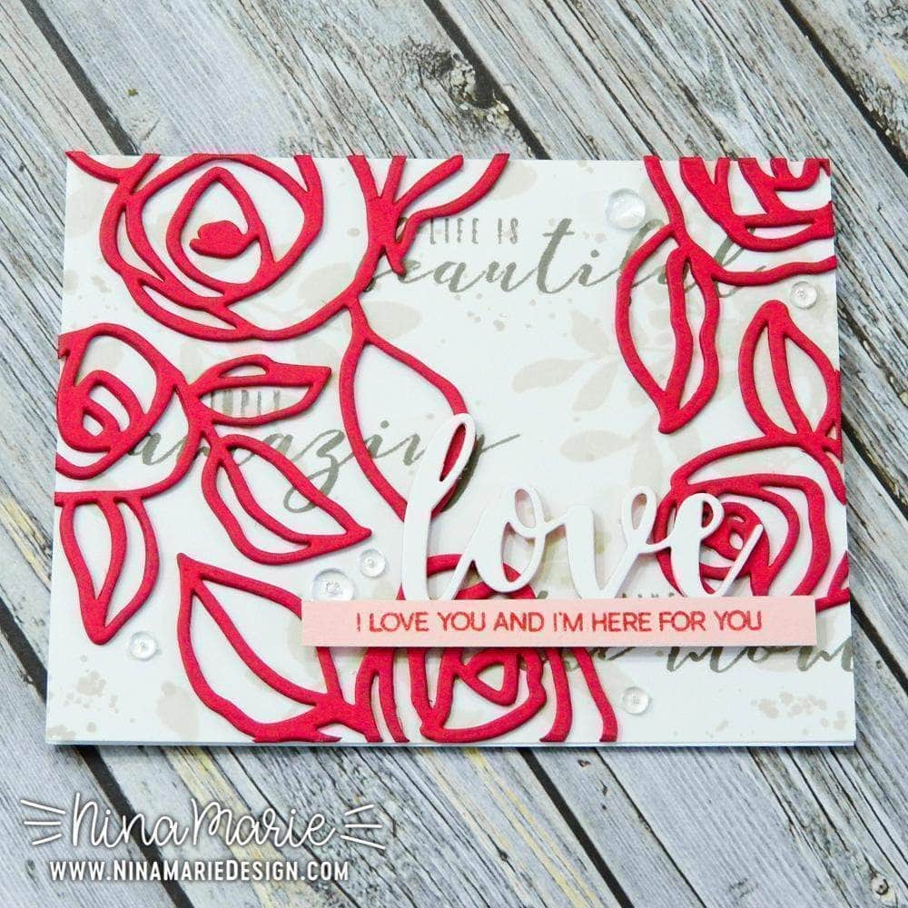 Part A-Glitz Art Craft Co.,LTD Dies Script Words Die Set