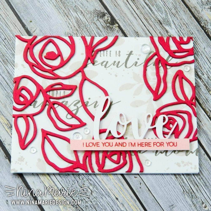 Part A-Glitz Art Craft Co.,LTD Dies Script Words Die Set