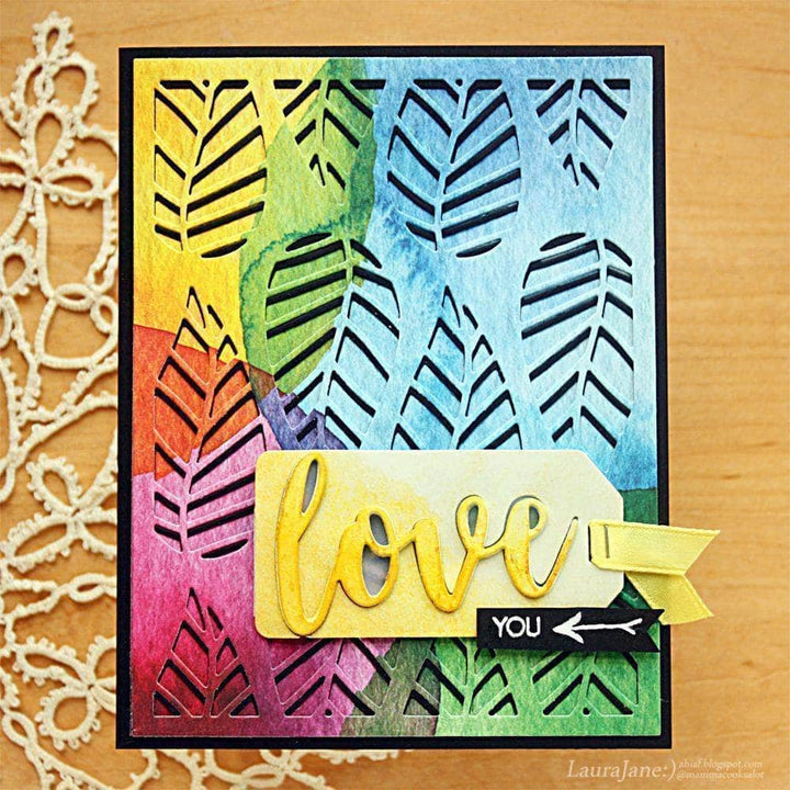 Part A-Glitz Art Craft Co.,LTD Dies Script Words Die Set