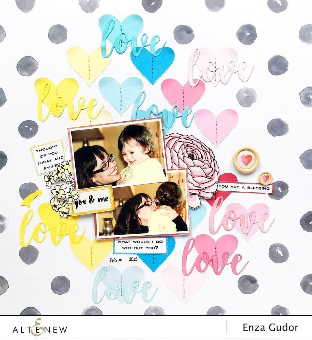 Part A-Glitz Art Craft Co.,LTD Dies Script Words Die Set